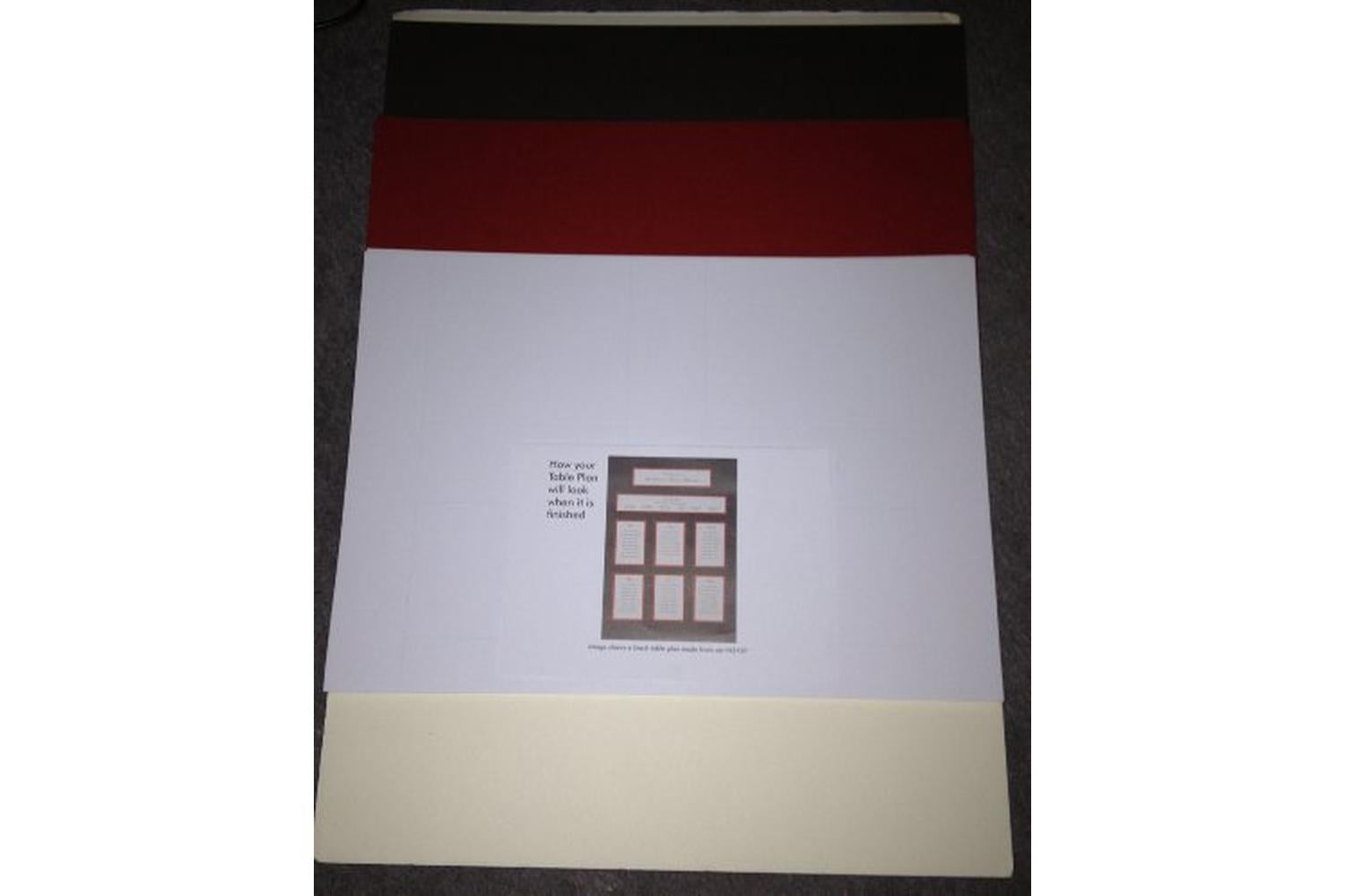 Paperstate In3102 - Invitations Table Plan Set Champagne-2