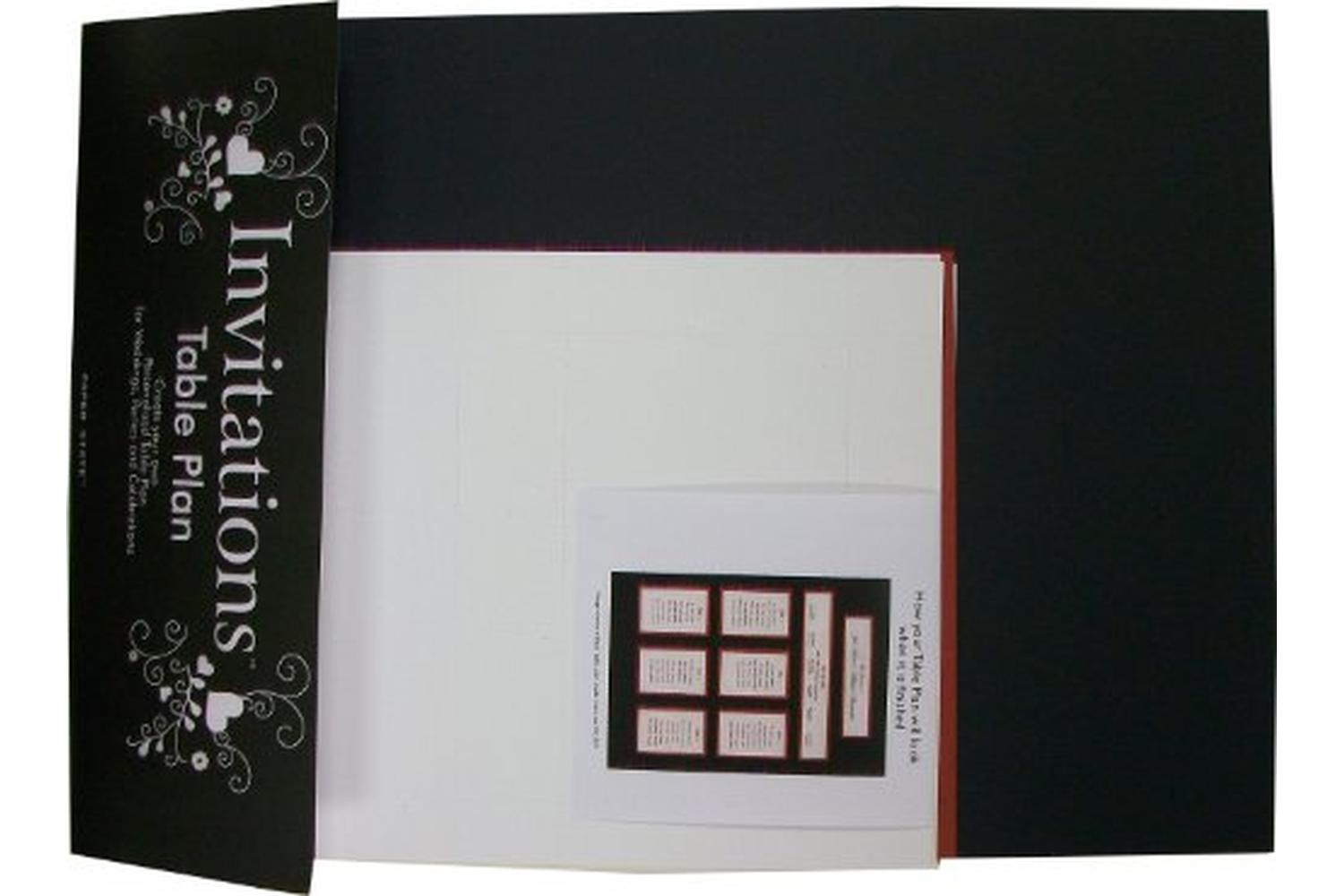 Paperstate In3108 - Invitations Table Plan Set Navy-2