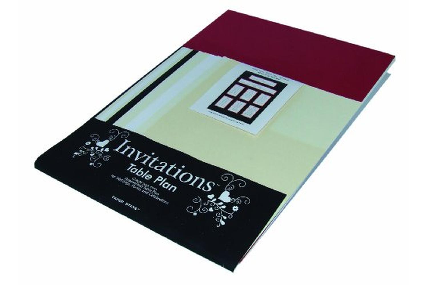 Paperstate In3105 - Invitations Table Plan Set Ruby-2
