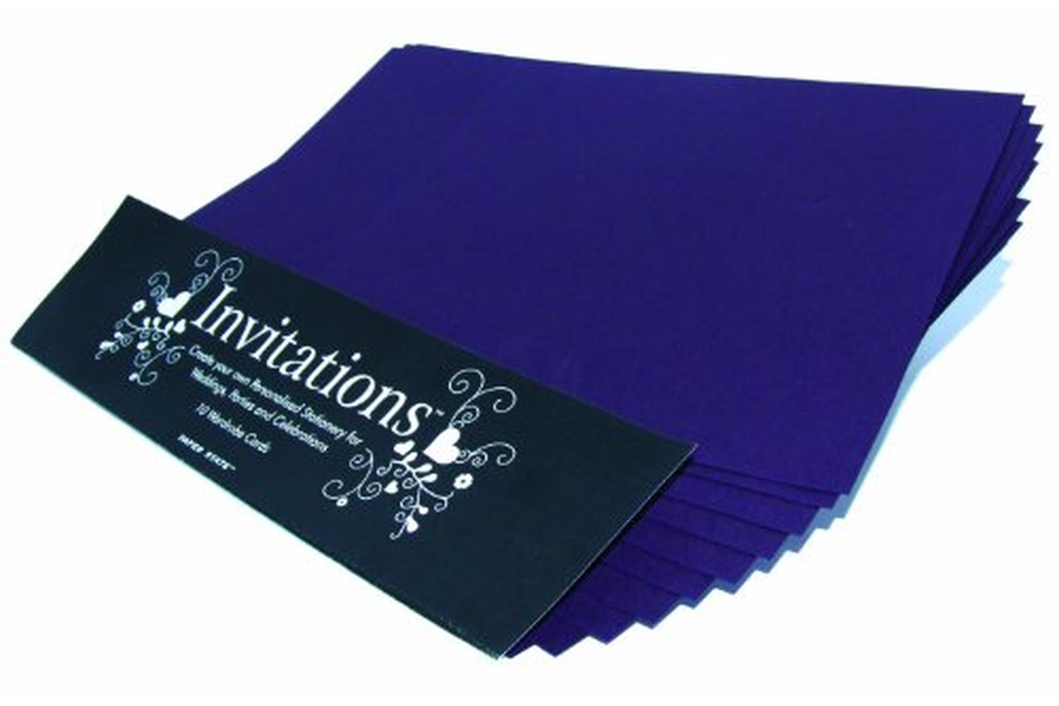 Paperstate In0511 - Invitations Wardrobe Card Amethyst 10$-2