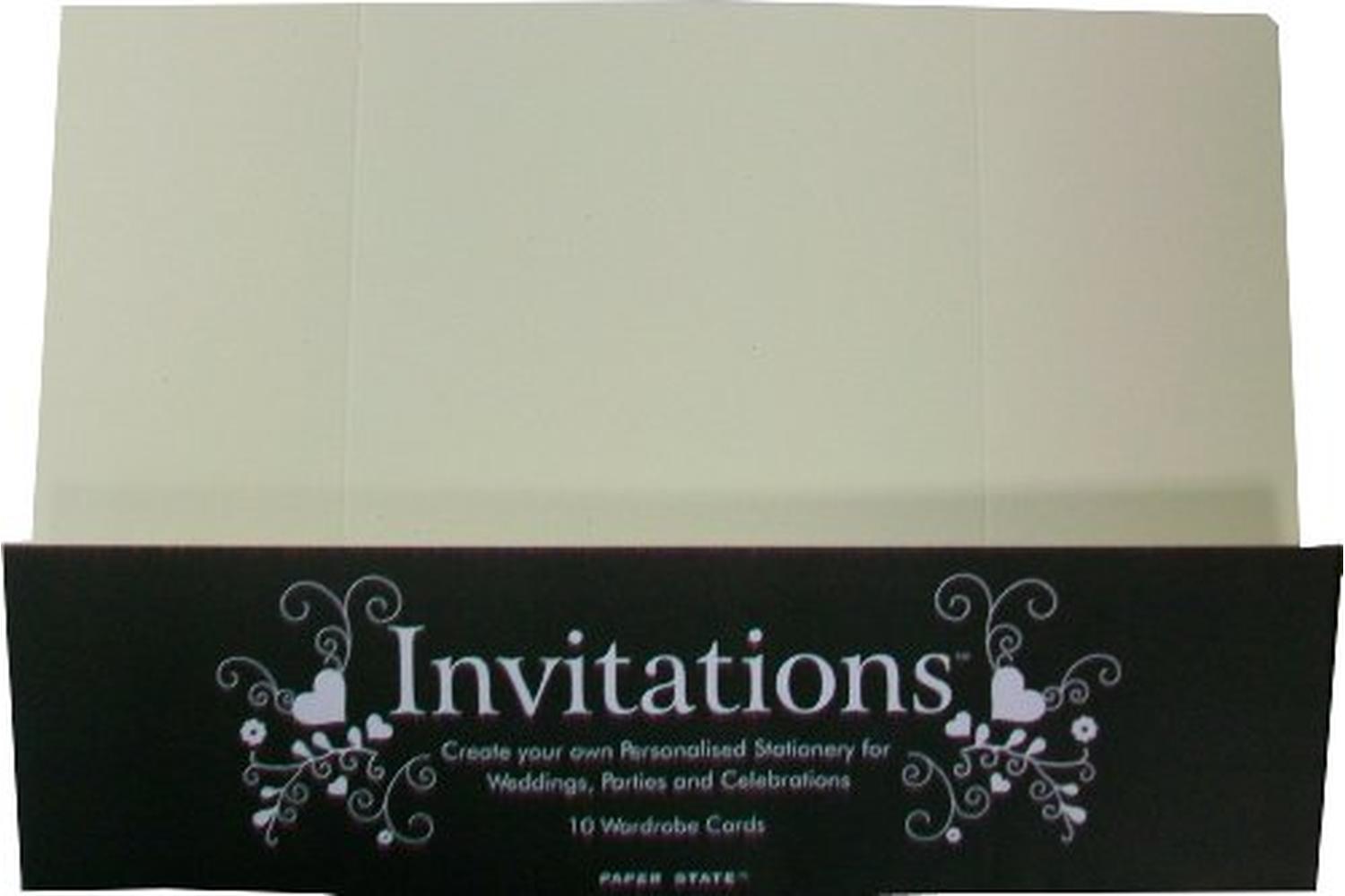 Paperstate In0502 - Invitations Wardrobe Card Champagne 10$-2