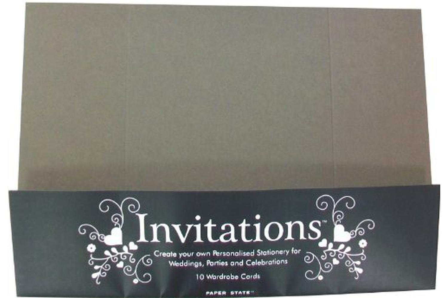Paperstate In0506 - Invitations Wardrobe Card Chocolate 10$-2