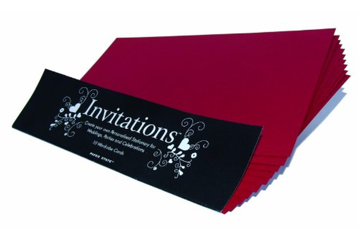 Paperstate In0505 - Invitations Wardrobe Card Ruby 10$-2