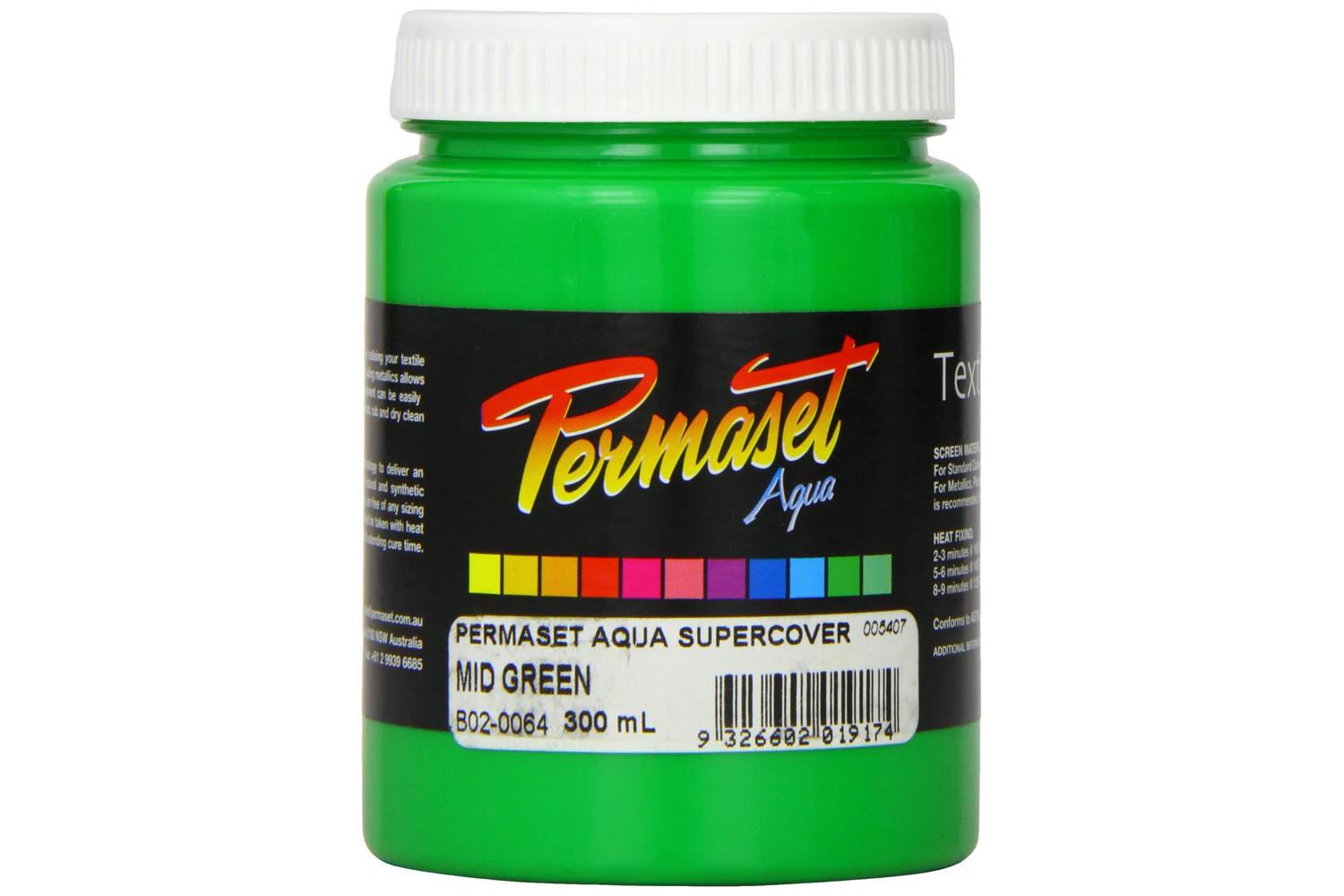 Permaset Sr005407 - Aqua Supercover 300ml Mid Green
