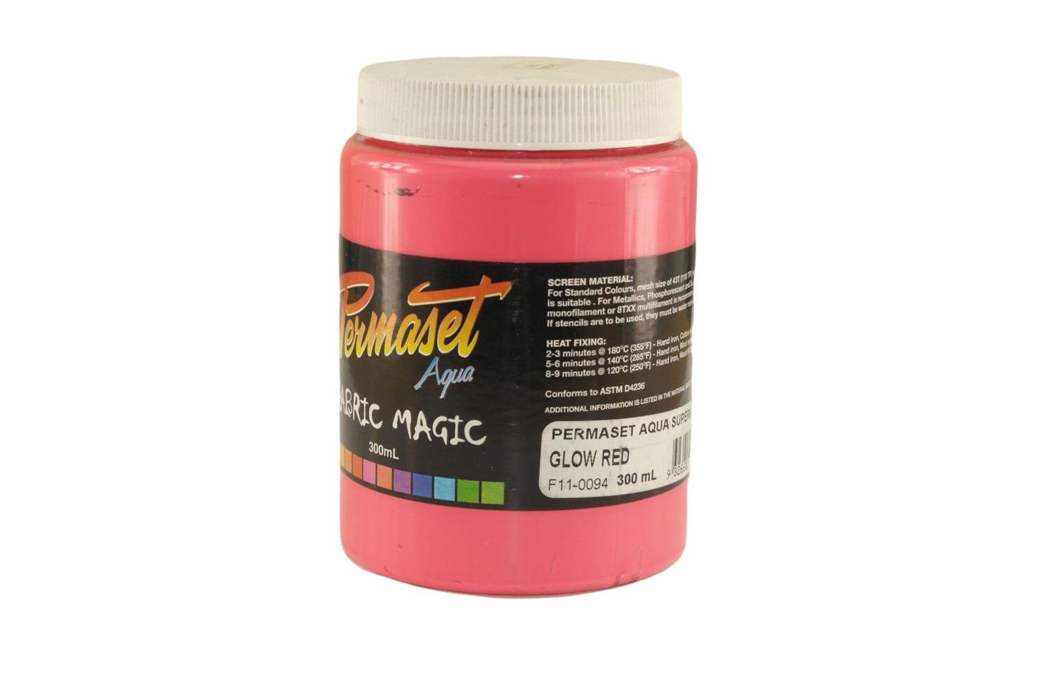 Permaset Sr029507 - Aqua Supercover Glow 300ml Red