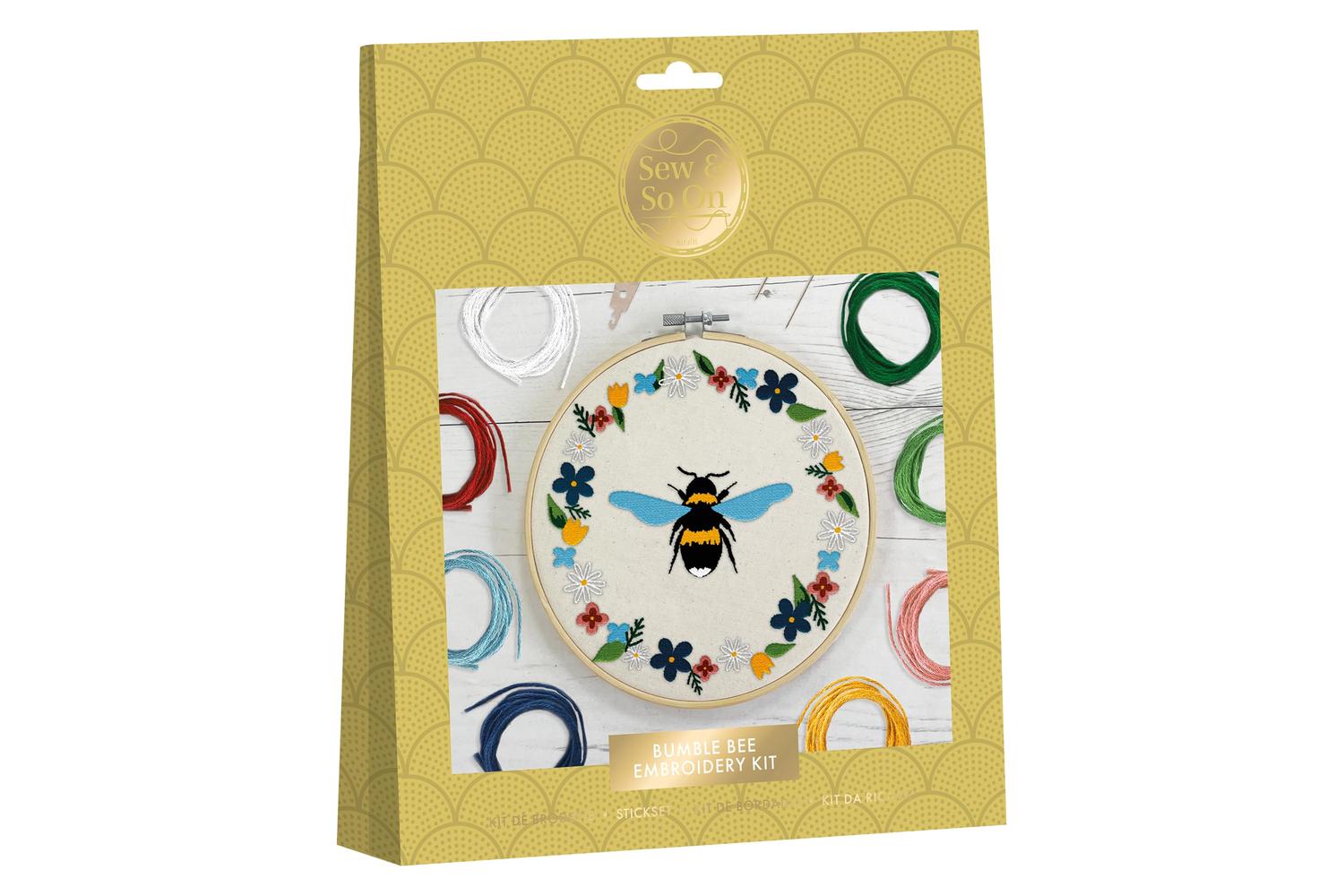 Sew & So On Sew 106003 - Embroidery Kit - Bee