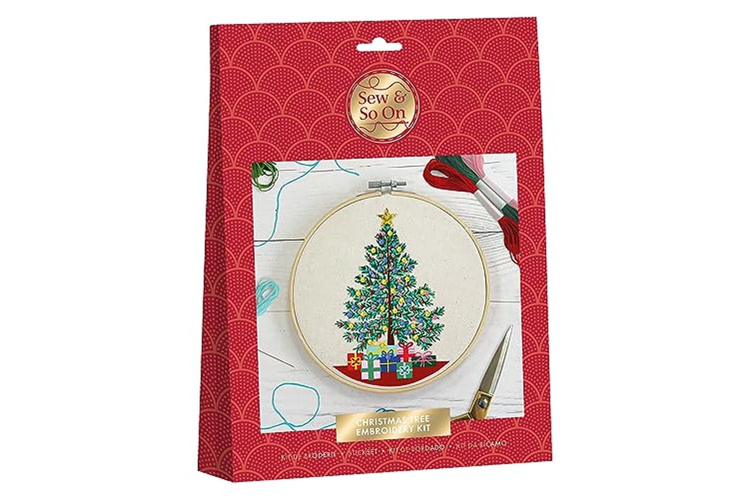 Sew & So On Sew 106010 - Embroidery Kit  Christmas Tree-2