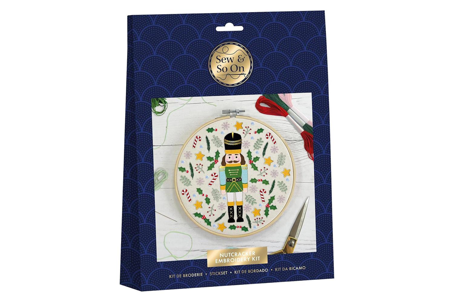 Sew & So On Sew 106011 - Embroidery Kit  Nutcracker