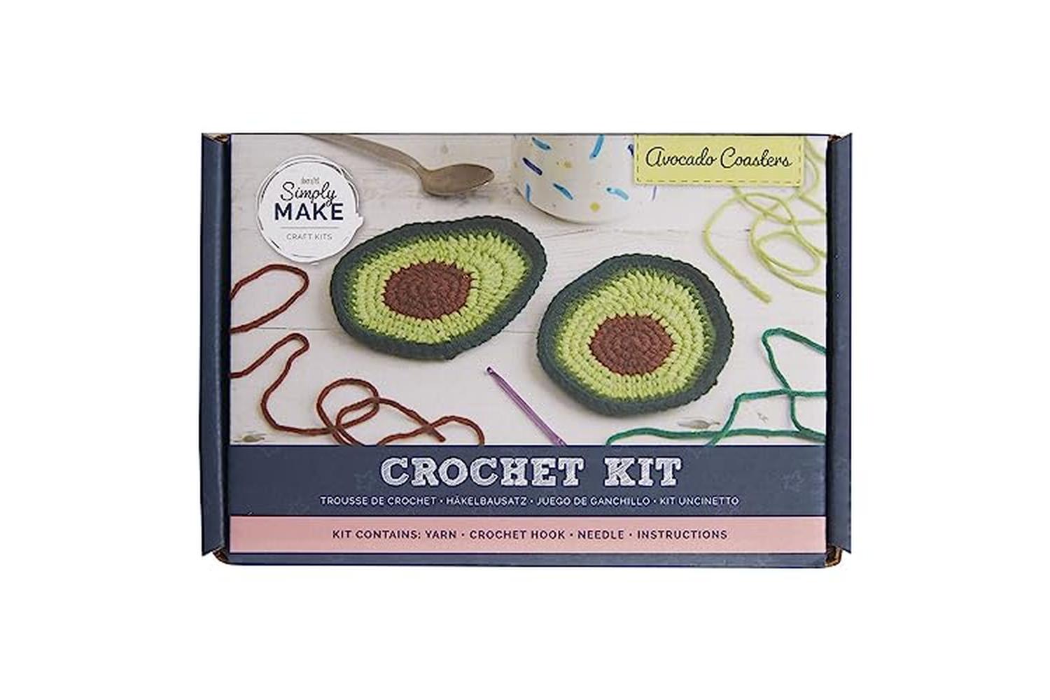 Simply Make Dsm 106145 - Crochet Coaster  Avocado-2