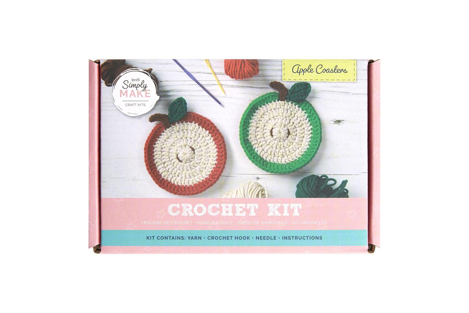 Simply Make Dsm 106144 - Crochet Fruit Coaster  Apple