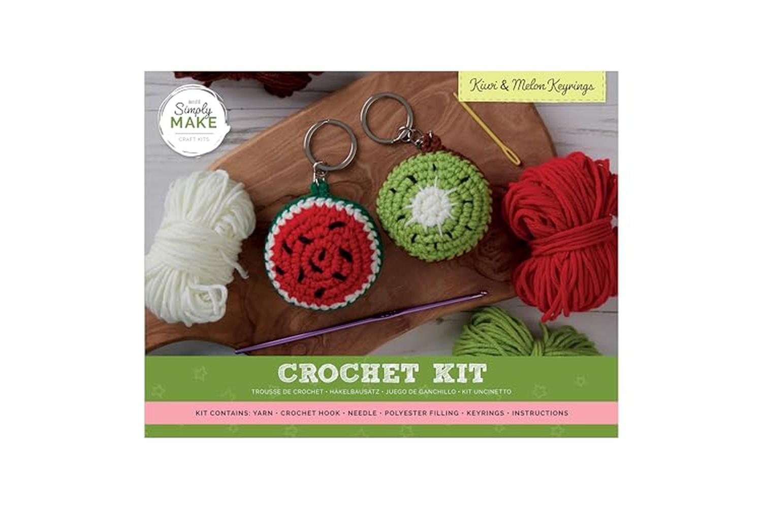 Simply Make Dsm 106142 - Crochet Key Ring  Kiwi And Melon-2