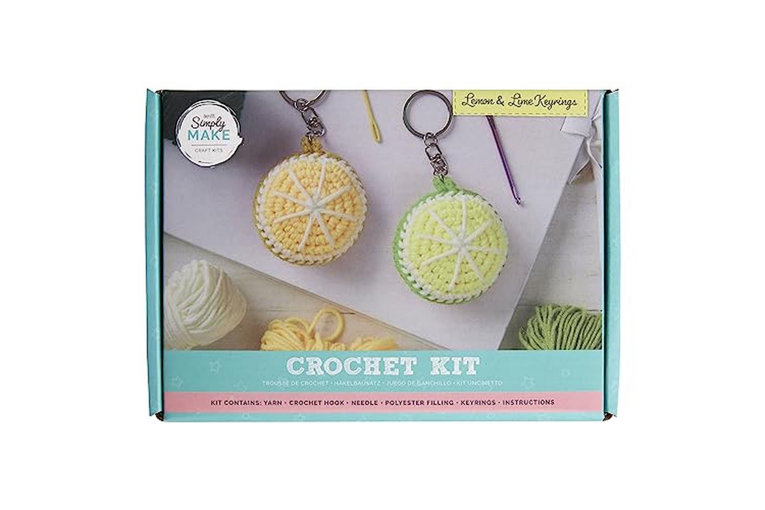 Simply Make Dsm 106143 - Crochet Key Ring  Lemon And Lime-2