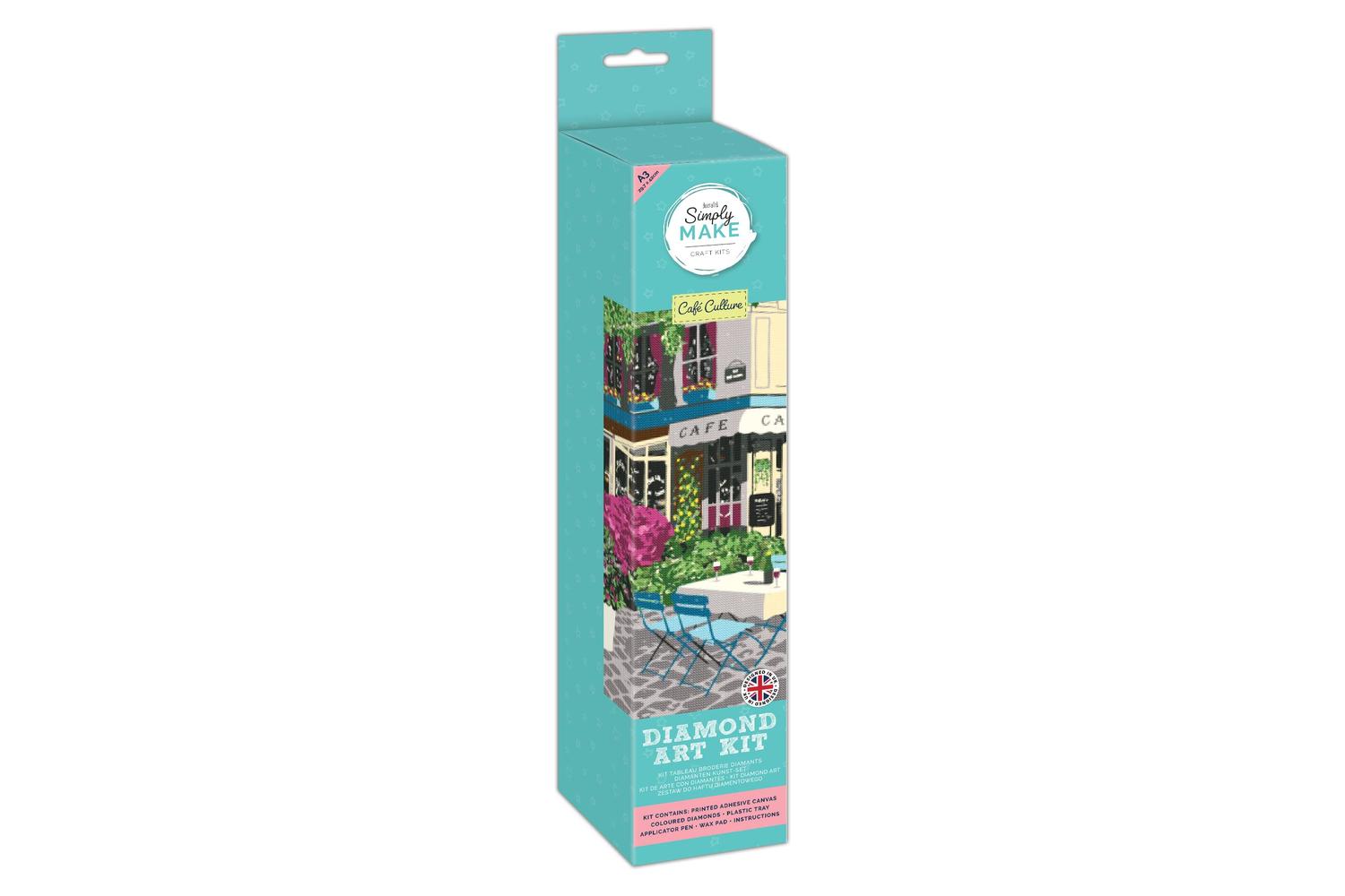 Simply Make Dsm 105212 - Diamond Art Kit A3 - Caf Culture