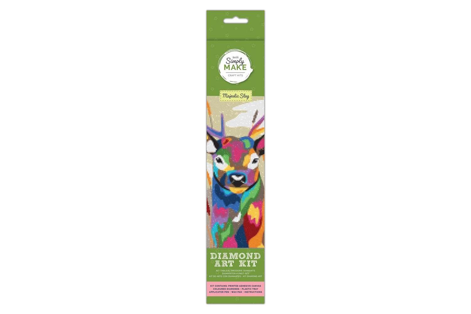 Simply Make Dsm 105213 - Diamond Art Kit A3 - Majestic Stag