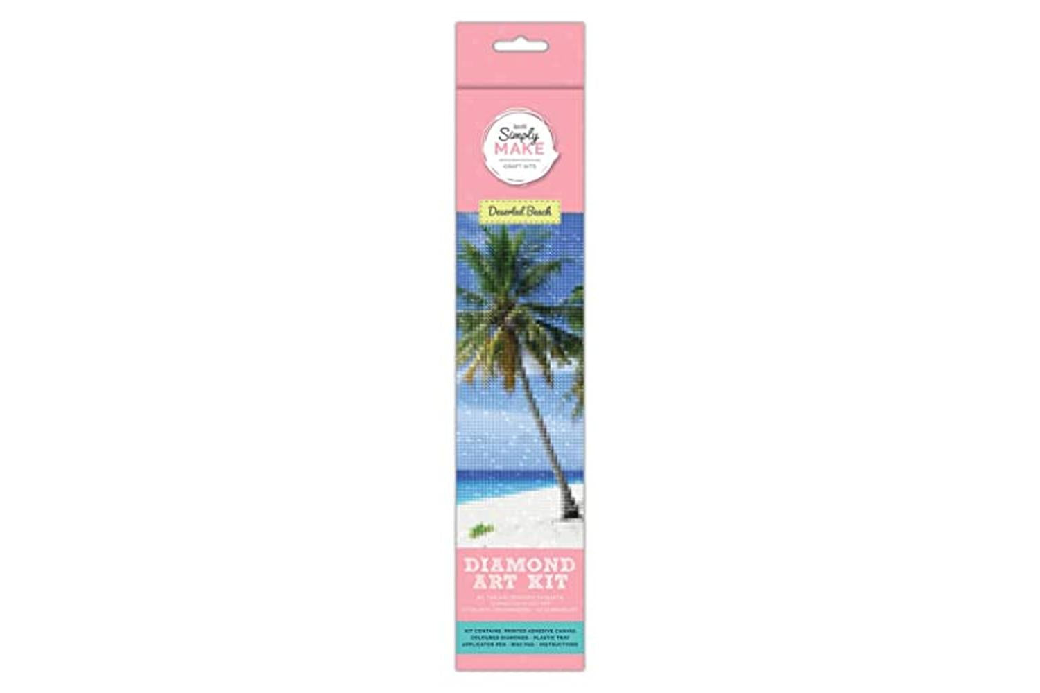 Simply Make Dsm 105146 - Diamond Art Kit A4 - Deserted Beach-2
