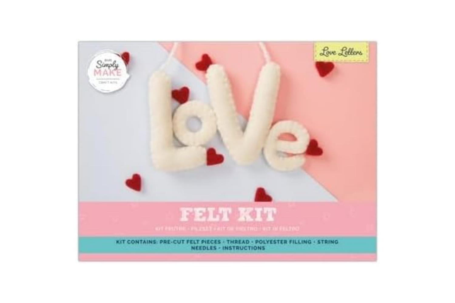 Simply Make Dsm 106140 - Felt - Love With Hearts