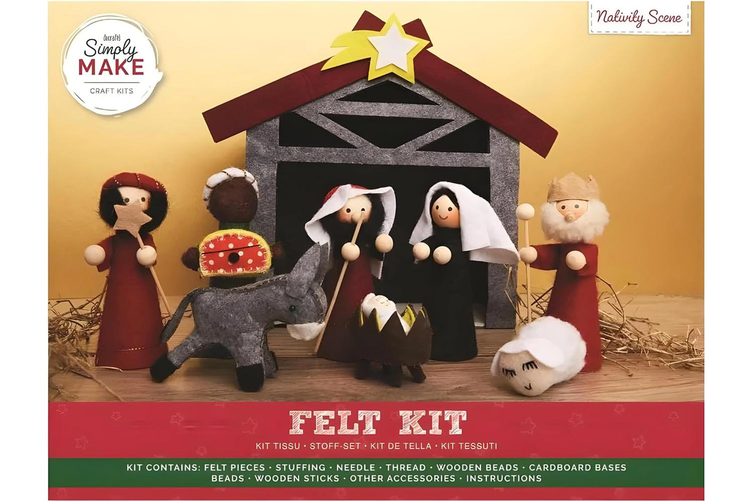 Simply Make Dsm 106104 - Felt Nativity Scene Kit