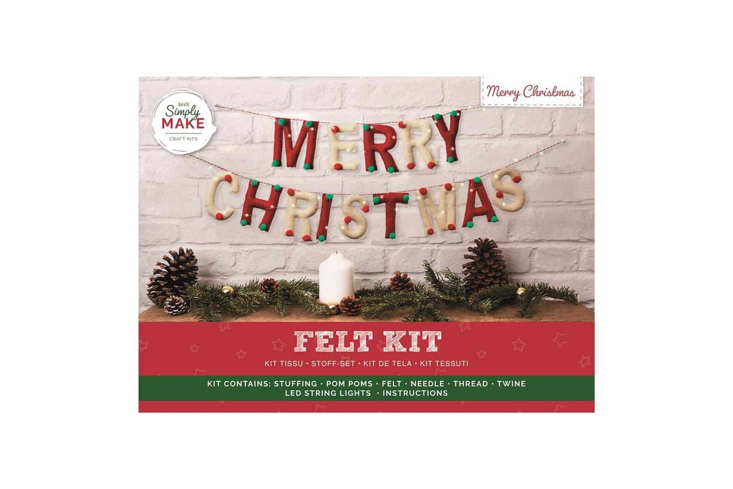 Simply Make Dsm 106126 - Merry Christmas Light Up Garland Ki