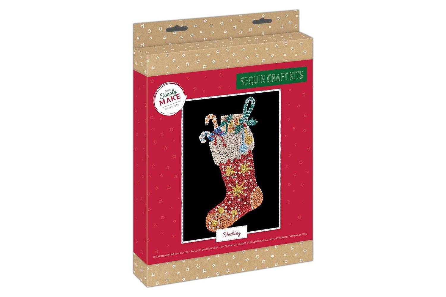 Simply Make Dsm 105160 - Simply Make Christmas Sequin Craft