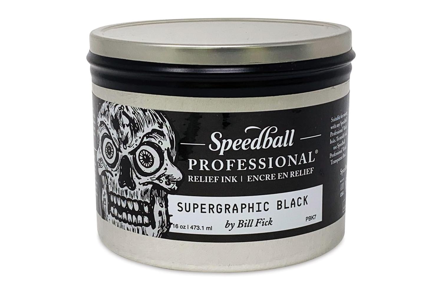 Speedball Sb003970 - 16oz Professional Relief Ink Supergraph