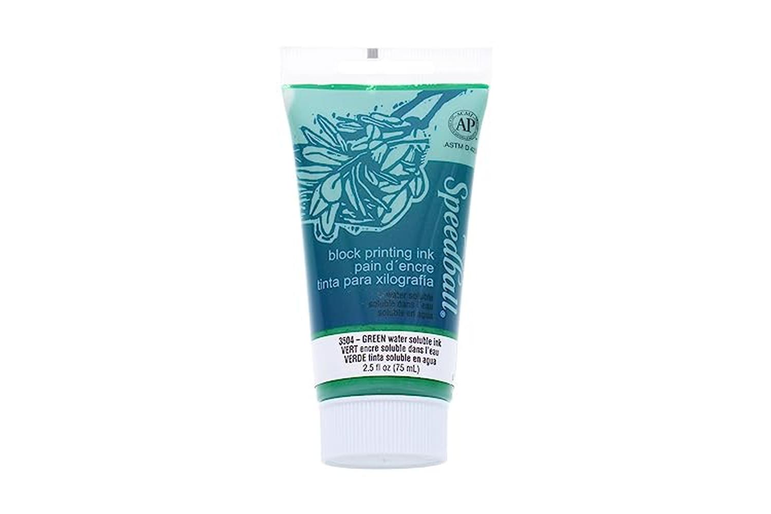 Speedball Sb003504 - 75cc (2.5 Oz.) Water-soluble Block Ink-2