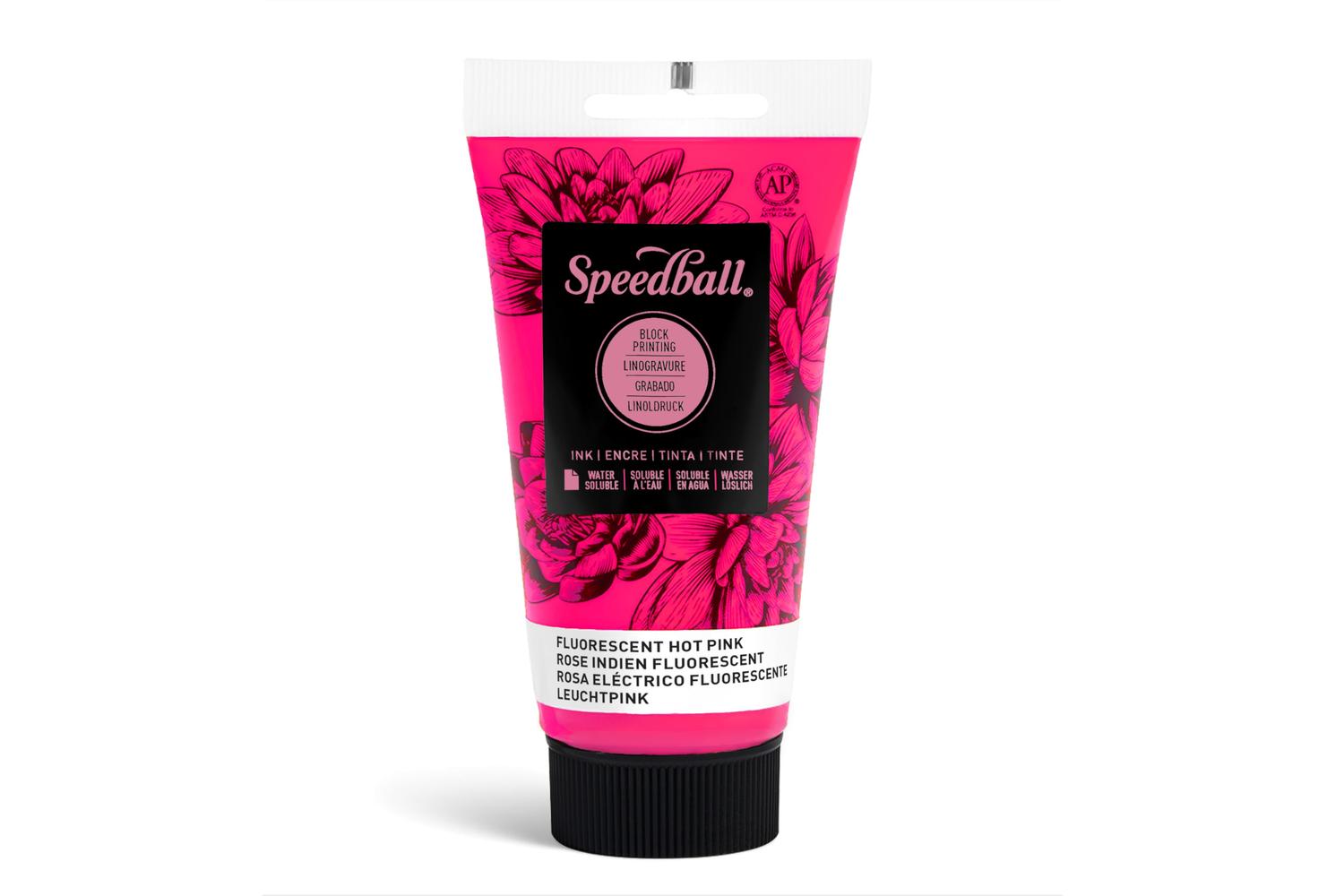 Speedball Sb003521 - 75cc (2.5oz.) Water-soluble Block Ink F