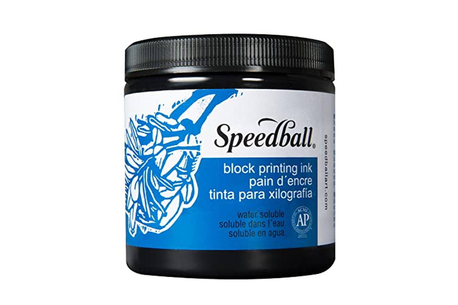 Speedball Sb003800 - 8 Oz. Water-soluble Block Ink Black-2