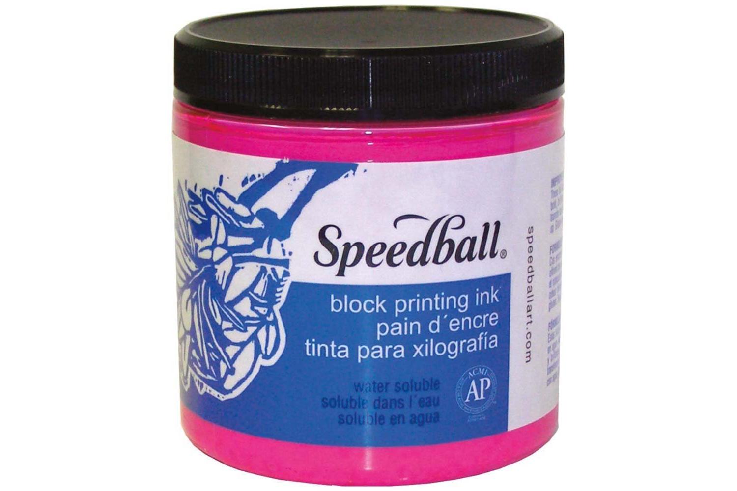 Speedball Sb003810 - 8 Oz. Water-soluble Block Ink Magenta