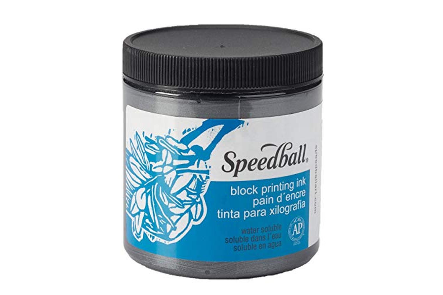 Speedball Sb003815 - 8 Oz. Water-soluble Block Ink Pewter-2