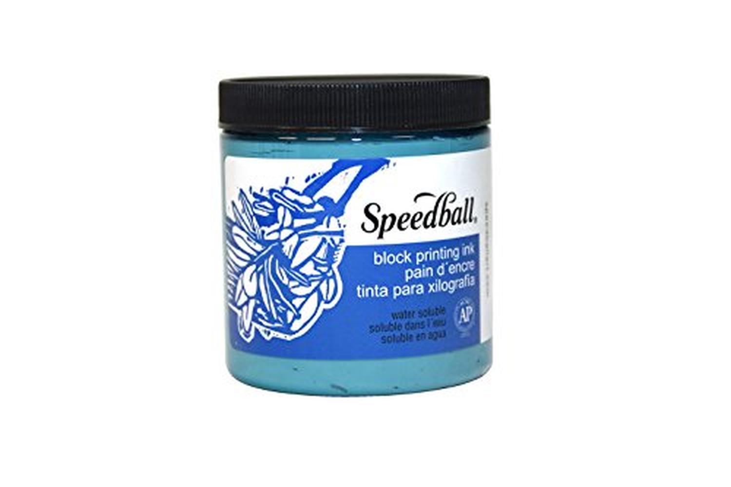 Speedball Sb003809 - 8 Oz. Water-soluble Block Ink Turquoise-2