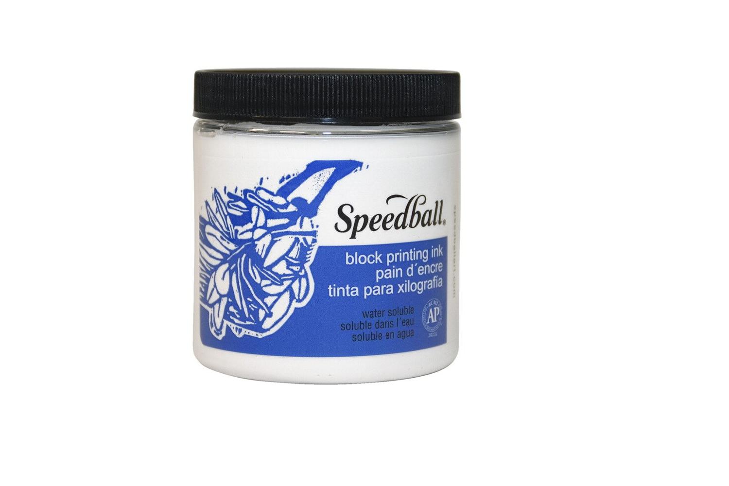 Speedball Sb003803 - 8 Oz. Water-soluble Block Ink White