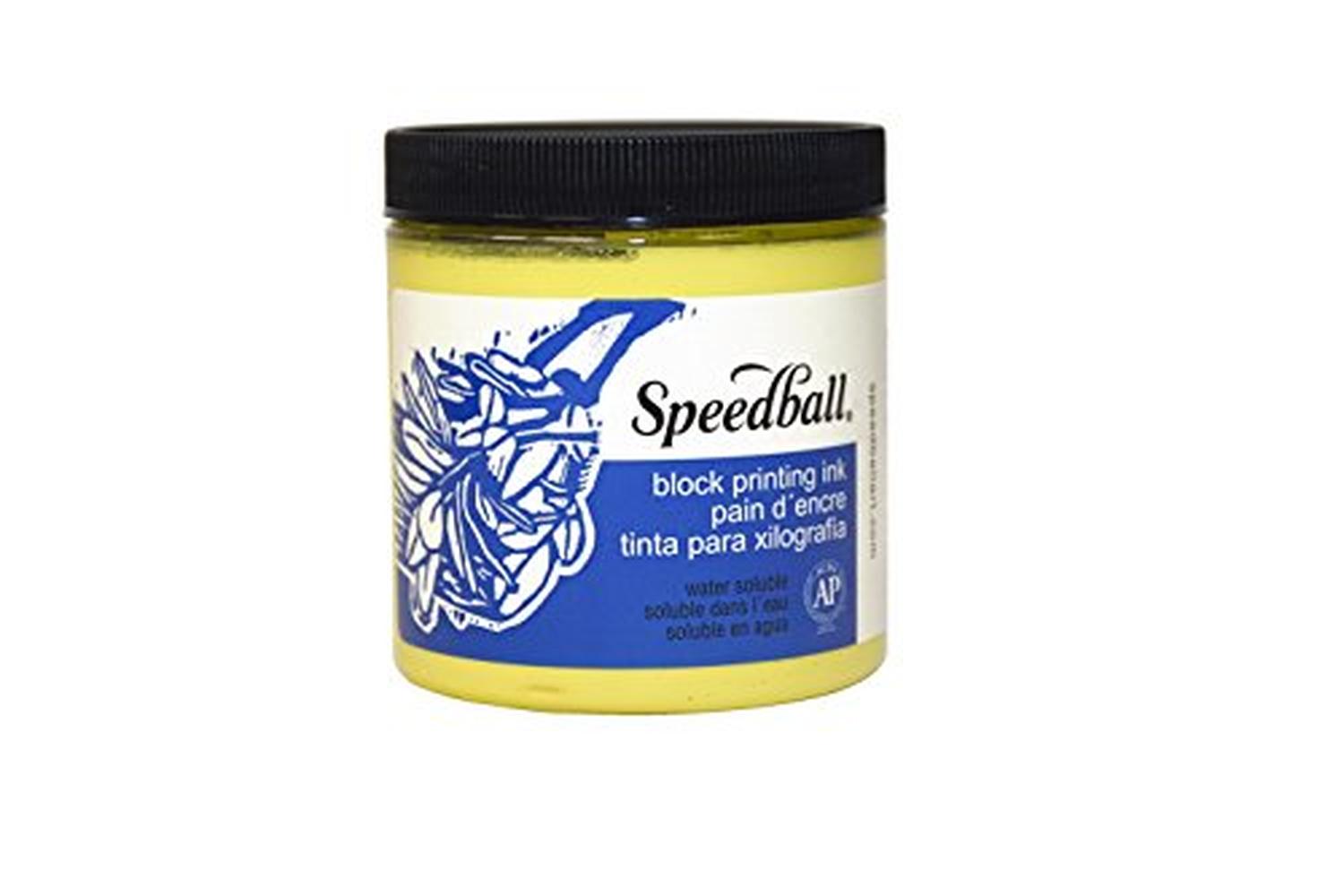 Speedball Sb003805 - 8 Oz. Water-soluble Block Ink Yellow-2