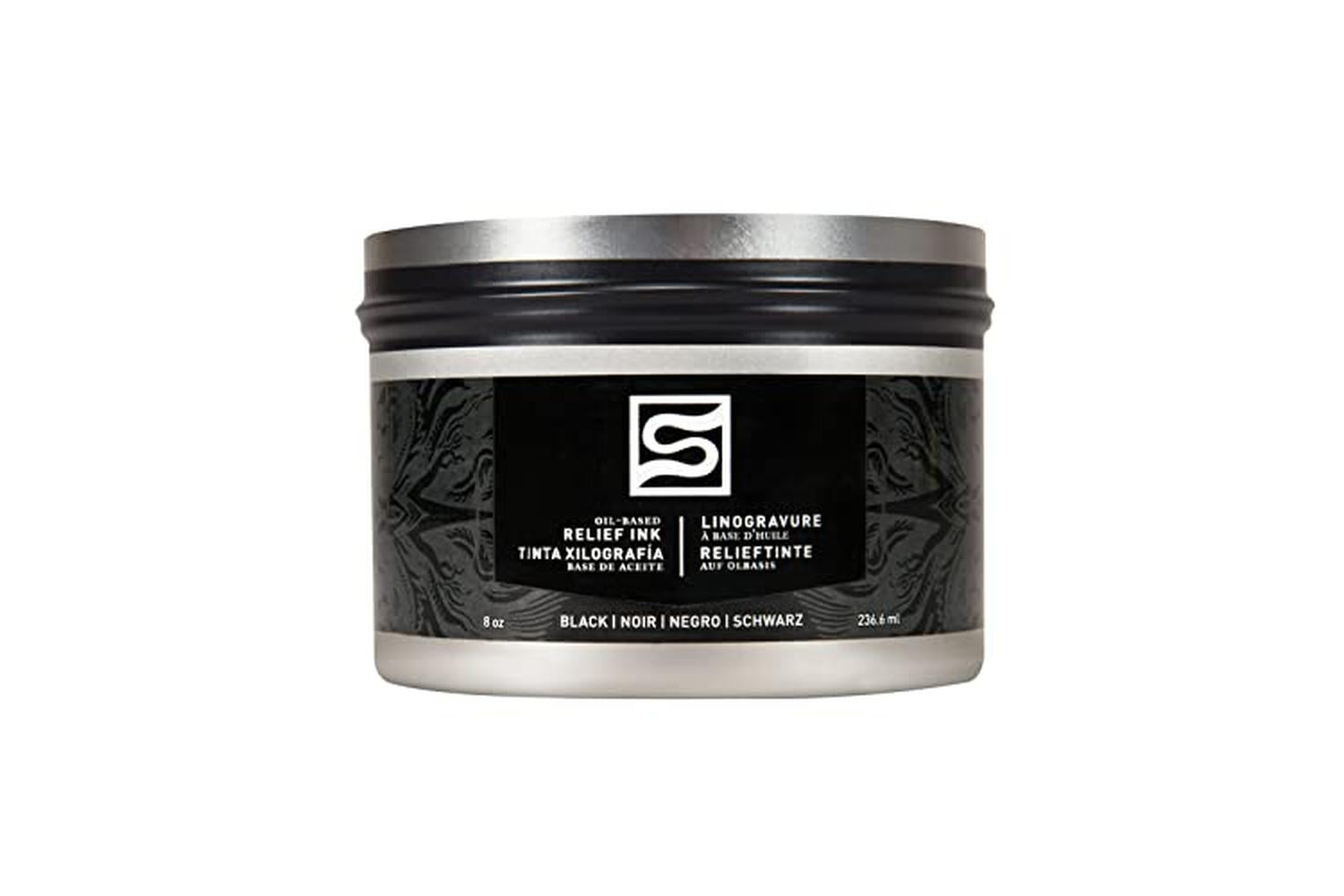 Speedball Sb003910 - 8oz Oil Relief Ink - Black-2