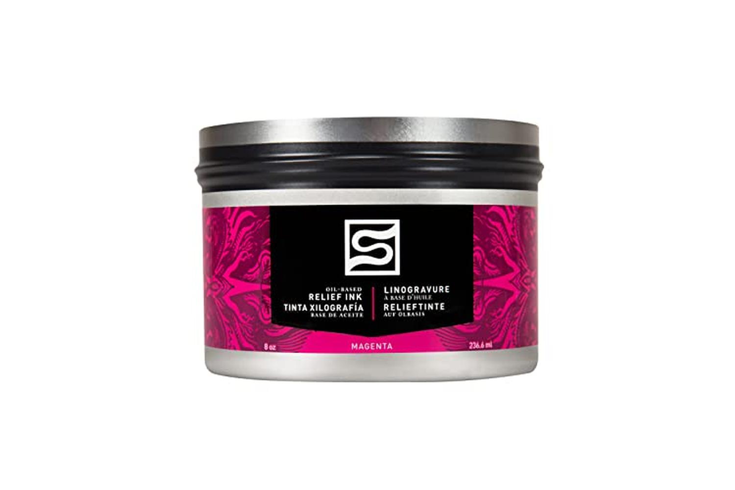 Speedball Sb003920 - 8oz Oil Relief Ink - Magenta-2