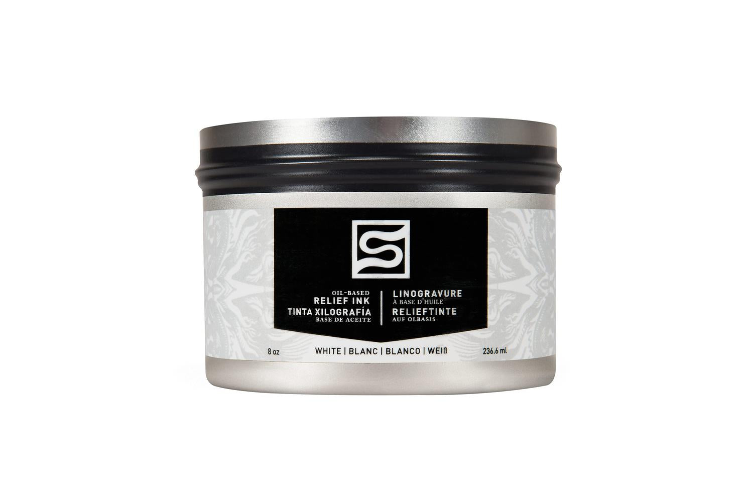 Speedball Sb003913 - 8oz Oil Relief Ink - White