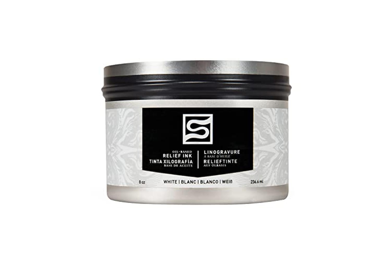 Speedball Sb003913 - 8oz Oil Relief Ink - White-2