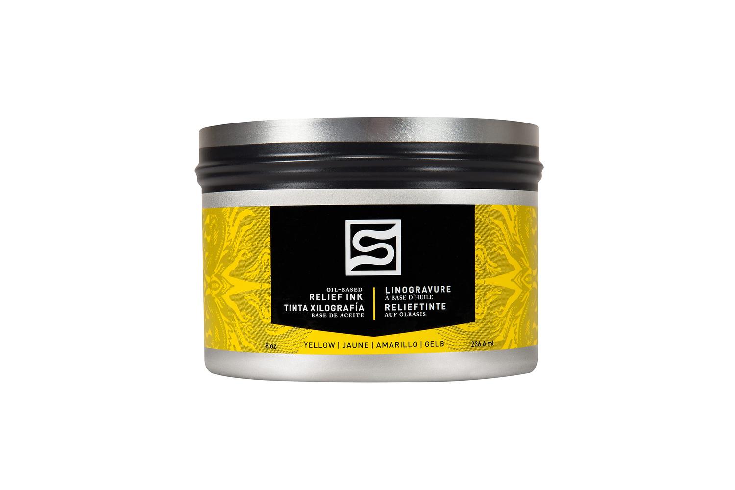 Speedball Sb003915 - 8oz Oil Relief Ink - Yellow