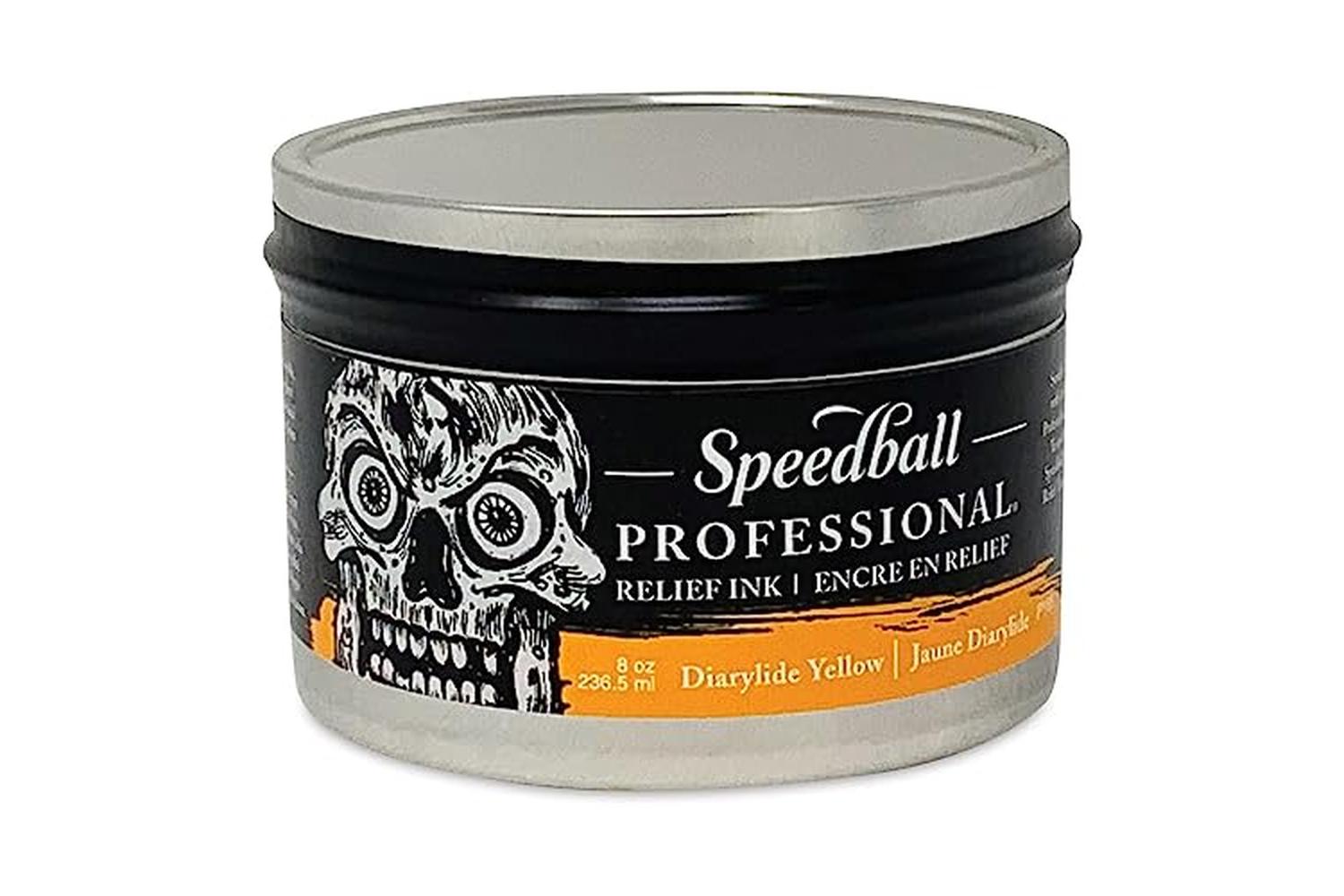 Speedball Sb003947 - 8oz Professional Relief Ink Diarylide Y-2