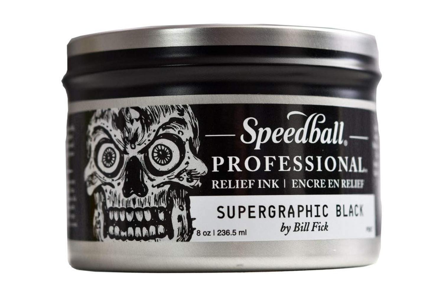 Speedball Sb003940 - 8oz Professional Relief Ink Supergraphi