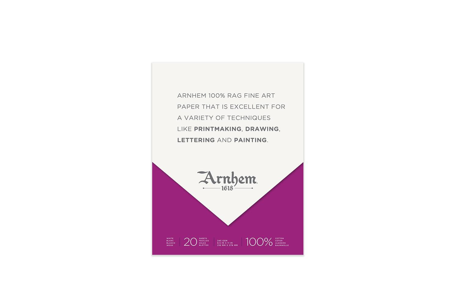 Speedball Sb007090 - Arnhem 1618 Paper Pad - 8.5in X 11in -