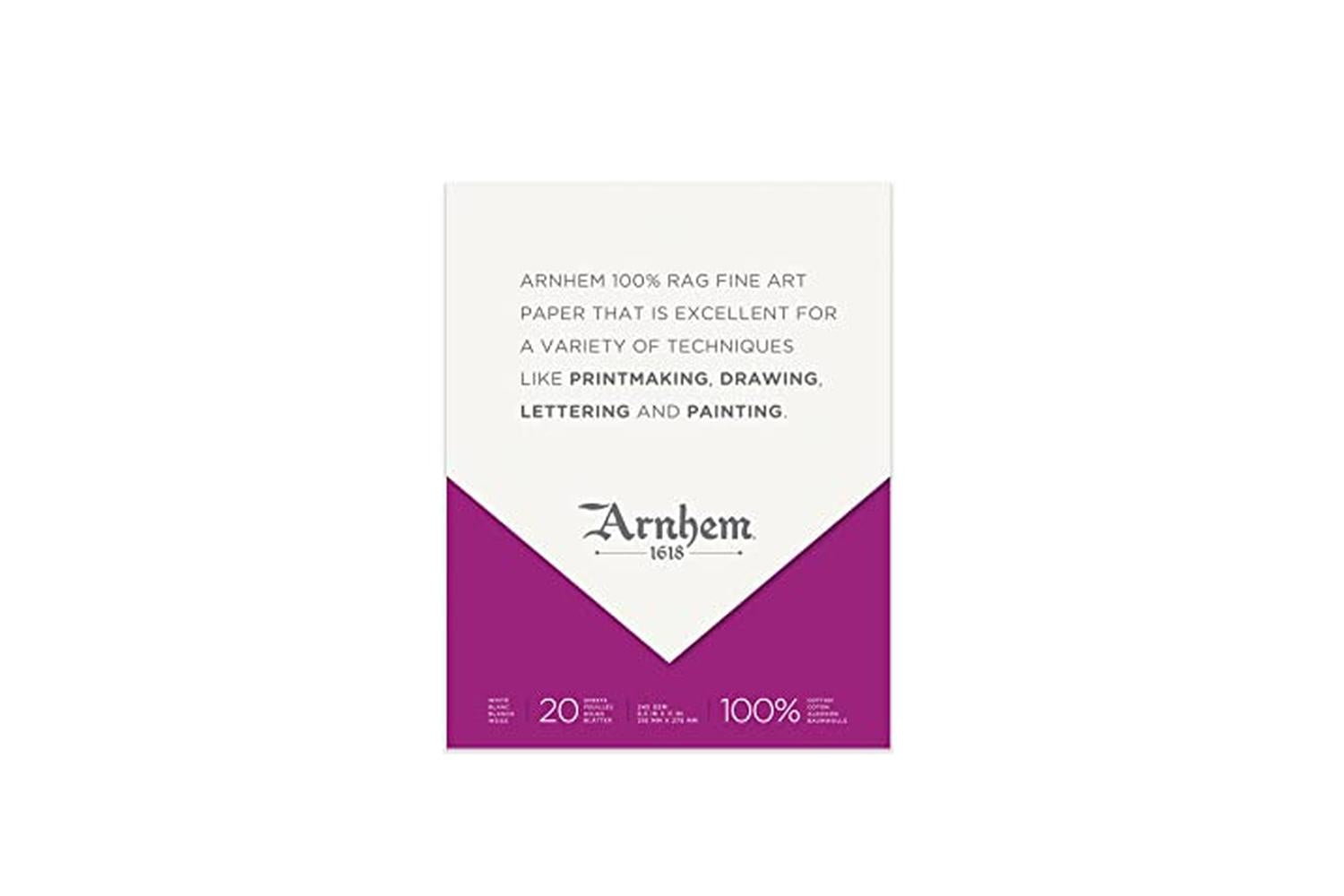 Speedball Sb007090 - Arnhem 1618 Paper Pad - 8.5in X 11in --2