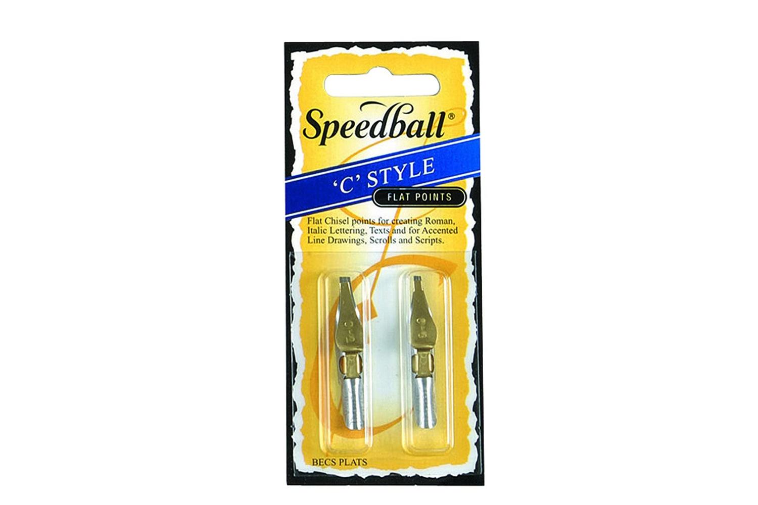 Speedball Sb031023 - C2/c3 Pen Nibs 1 Each Per Card