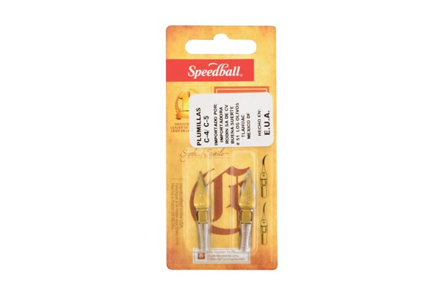 Speedball Sb031025 - C4/c5 Pen Nibs 1 Each Per Card-2