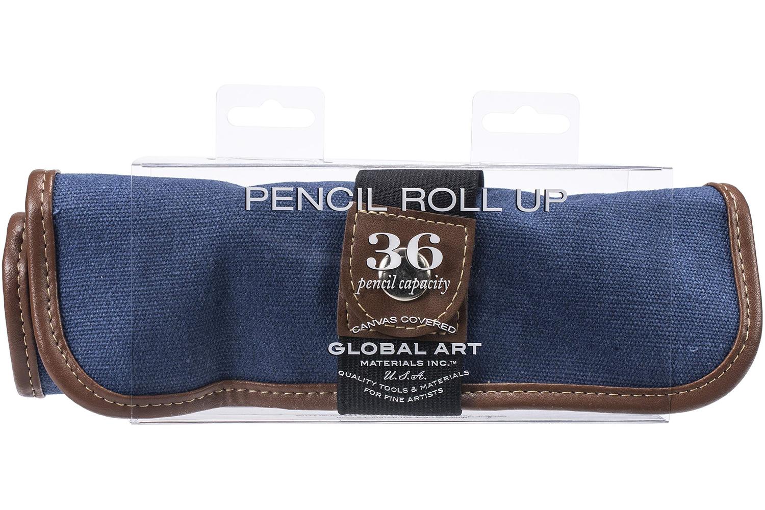 Speedball Sb354360 - Canvas Pencil Roll-up - Denim