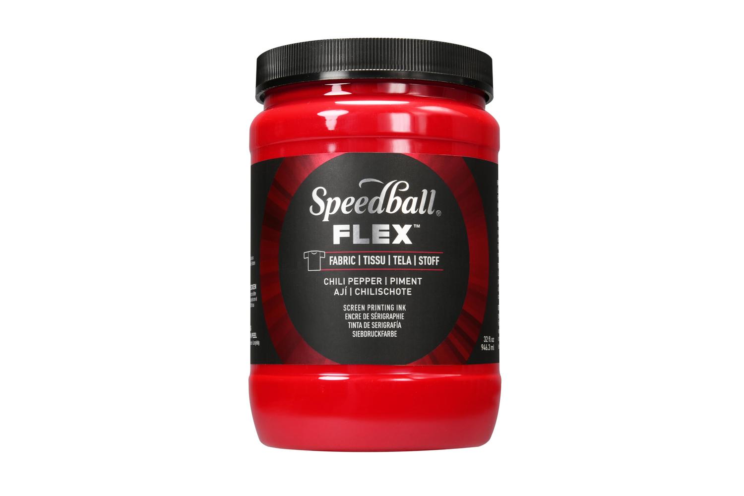 Speedball Sb045224 - Flex Screen Printing Fabric Ink Chili P