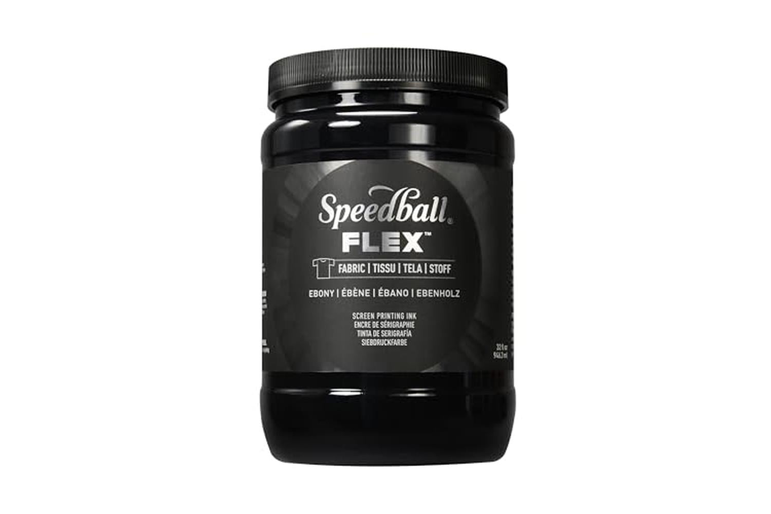 Speedball Sb045223 - Flex Screen Printing Fabric Ink Ebony 3-2