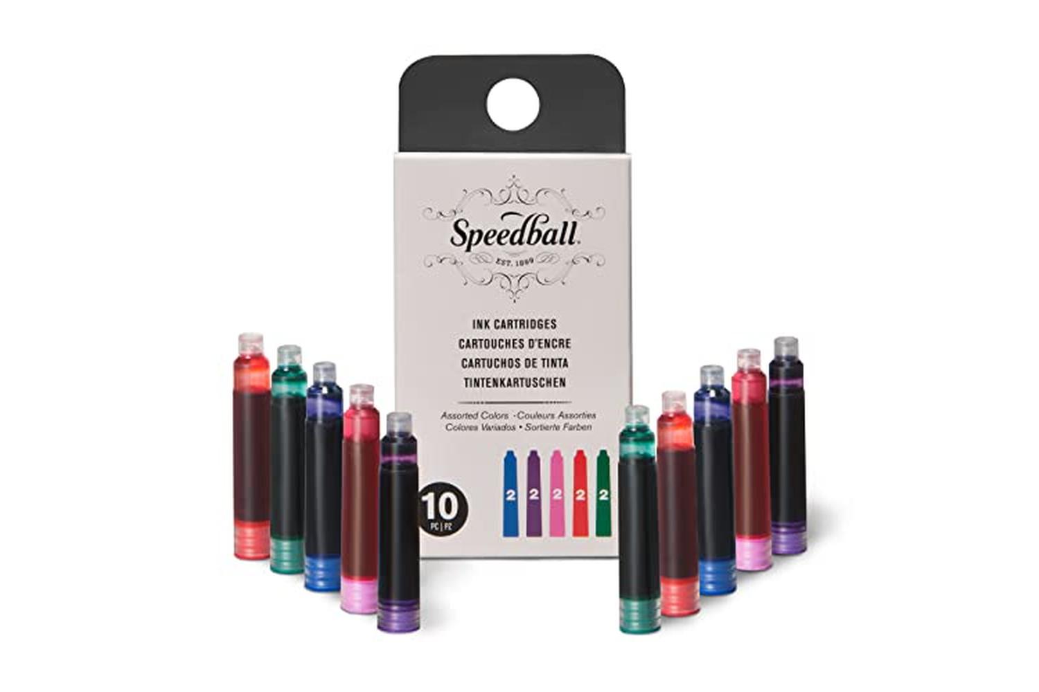 Speedball Sb002906 - Fountain Pen Ink Cartridges Set  Assort-2