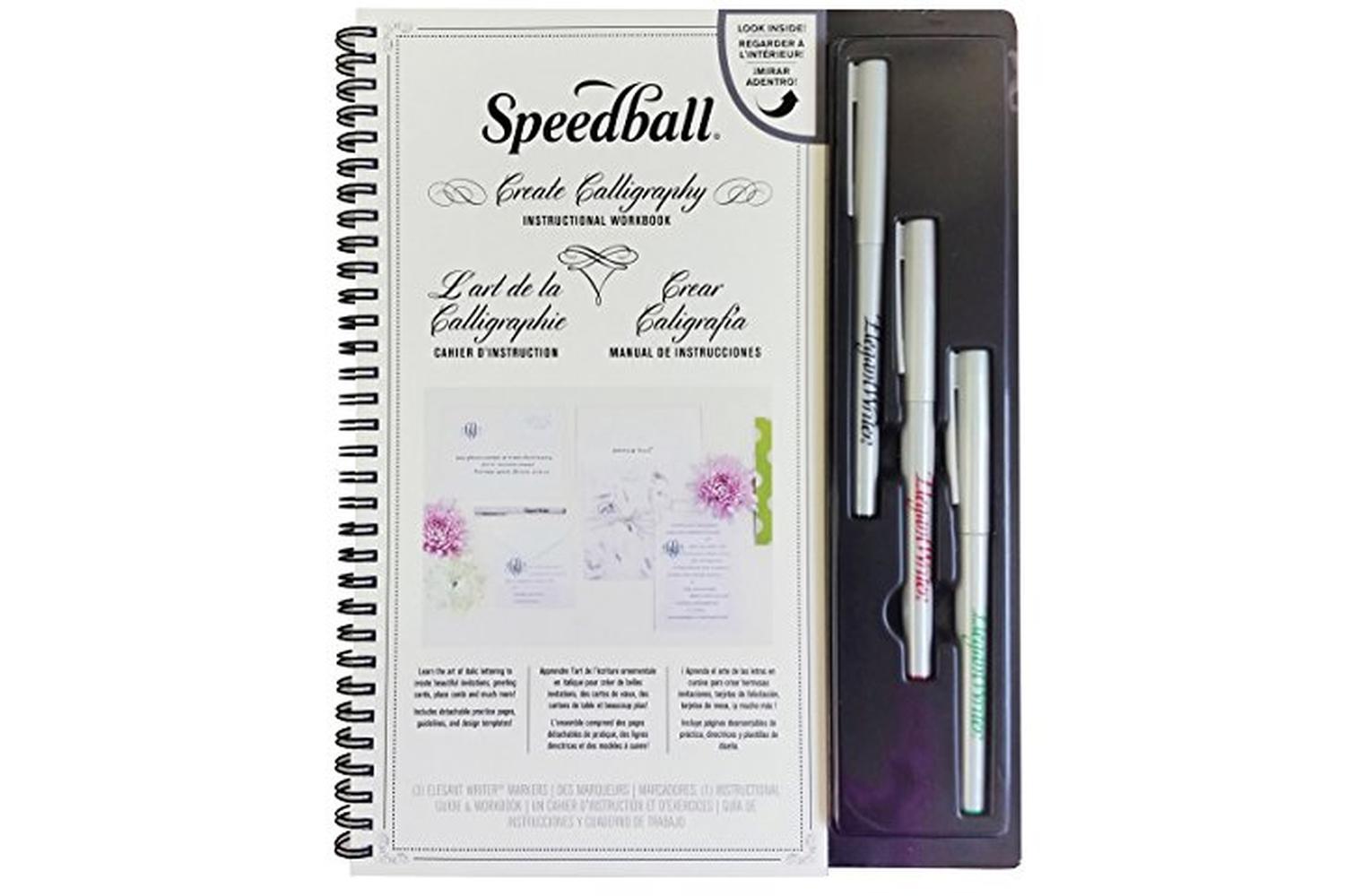 Speedball Sb028012 - Lettershop Calligraphy Kit-2
