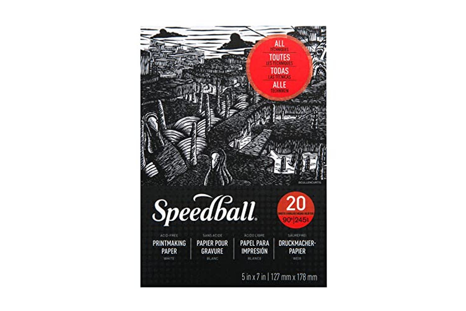 Speedball Sb007081 - Speedball Printmaking Paper Pad 5x7, 20-2