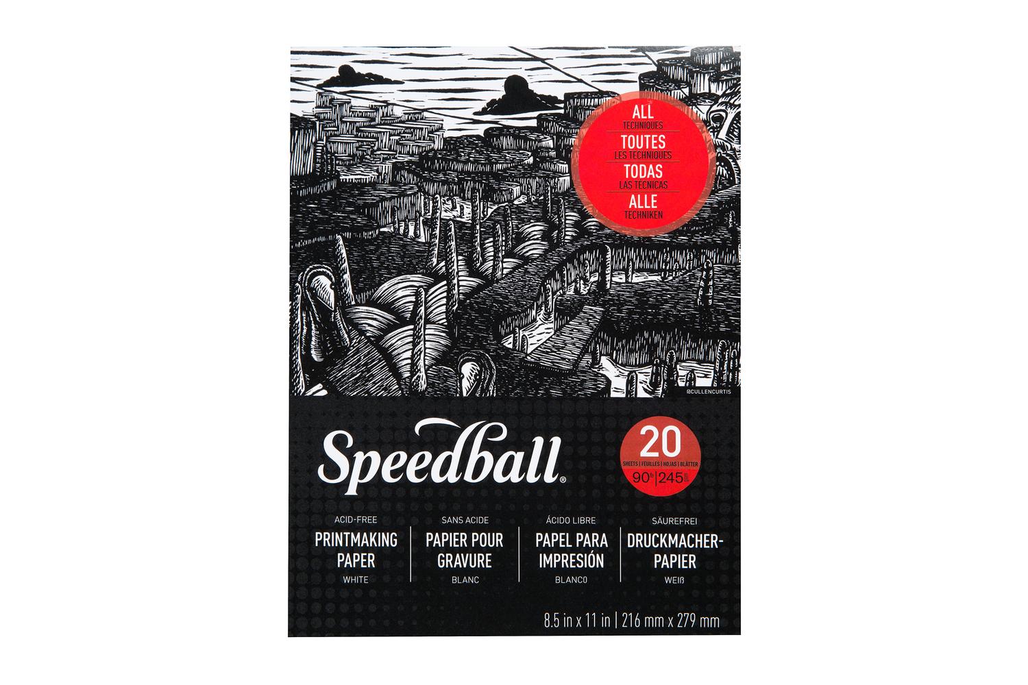 Speedball Sb007080 - Speedball Printmaking Paper Pad 8.5x11,